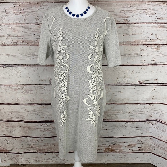Cato Dresses & Skirts - Cato Womens Dress Baroque Floral Stretch Pullover